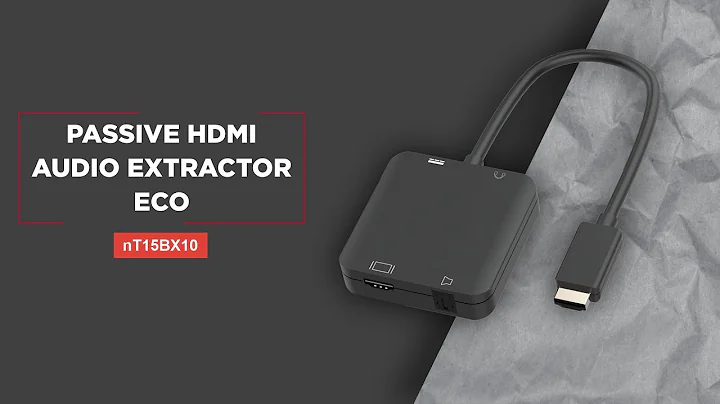 PASSIVE HDMI AUDIO EXTRACTOR ECO   |  15BX10