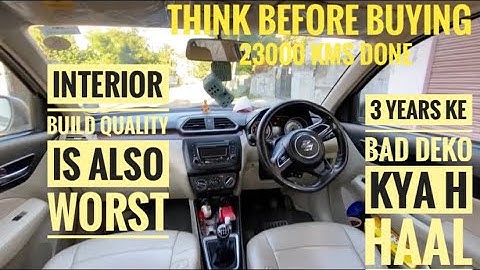 New Dzire Longterm review after 3 years|Dzire after 23000kms|Build quality explained|service quality