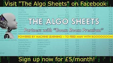 The Algo-Sheets : Machine learning based football predictions