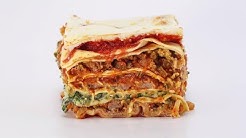 Mamma Leone-Style Meat, Spinach and Sausage Lasagna 