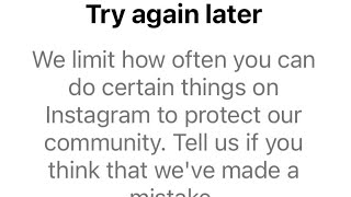 حل مشكلة try again later instagram اعد محاولة لاحقا في انستغرام