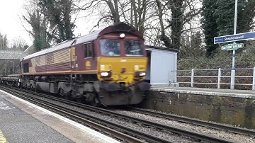 *2 TONE* DB 66183 accelerates through Shepherdswell on an engineers train (05/01/2020)