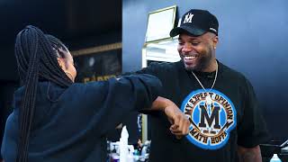 MIMI FAUST GIVES MATH HOFFA A GIFT!