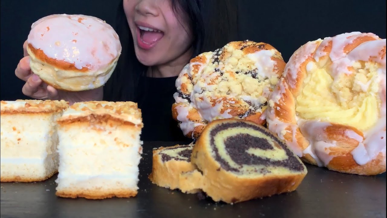 [ASMR] POLISH PASTRIES ~  CAKE & BREAD ~ MUKBANG