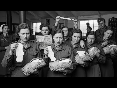 When British Guard Gave German POW Women Hygiene Supplies — Their Confused Reaction Stunned the Camp
