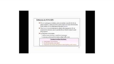 Modularidad: Implementación de Funciones