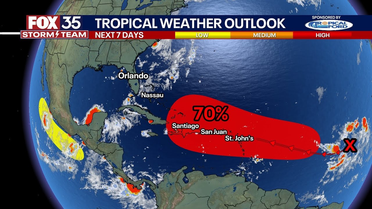 Eyes on possible tropical threat forming next week - YouTube