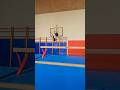 Front Handspring to Aerial on Beam in Slow Mo! 🤸♀️✨ #shorts