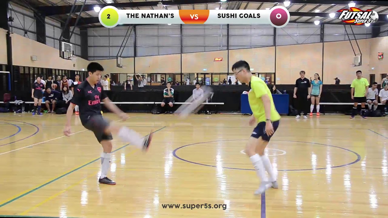 Futsal Super 5s Vermont South Mixed League Division B GF - THE NATHAN'S v SUSHI GOALS (28/02/2018)