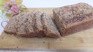 خبز التوست بدقيق القمح الكامل والشعير/ والنخالة/ قيمة غذائية رائعة لأصحاب الرجيم 
