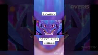 LUCARIO VS DUROLODON//GIANT AURA SPHERE #SHORT#POKEMON LUCARIO VS DUROLODON//GIANT AURA SPHERE #SHORT#POKEMON