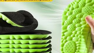 4D Sport Insole Super Soft Shoes Sole Pads for Feet Shock Absorption Baskets Shoe Sole Arch Support screenshot 3