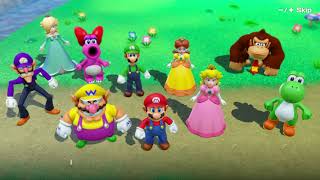 Mario Party Superstars Woody Woods Mario vs Peach , Daisy & Luigi