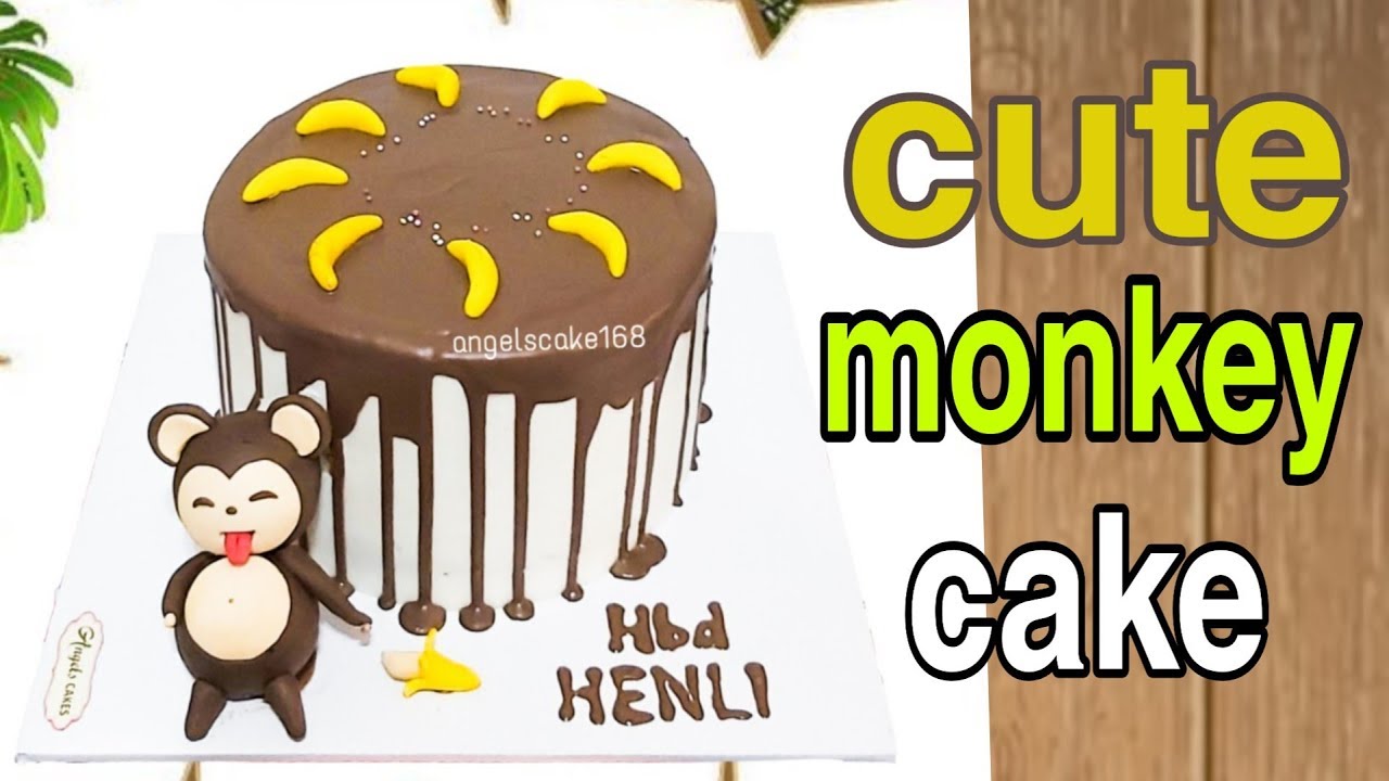 CUTE MONKEY Cake