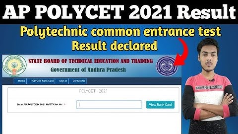 polycet results 2021 | ap polycet result kaise dekhe