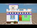 3 bedrooms house model with 3d elevation || 27x36 house model || 3d house plan || 27x36 house plan