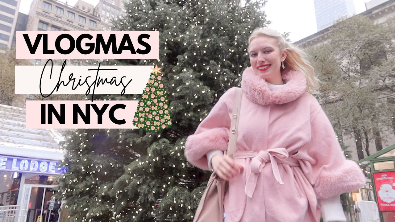 CHRISTMAS IN NYC! Vlogmas Day 1