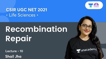 Recombination Repair | CSIR UGC NET 2021 | By Shail Jha