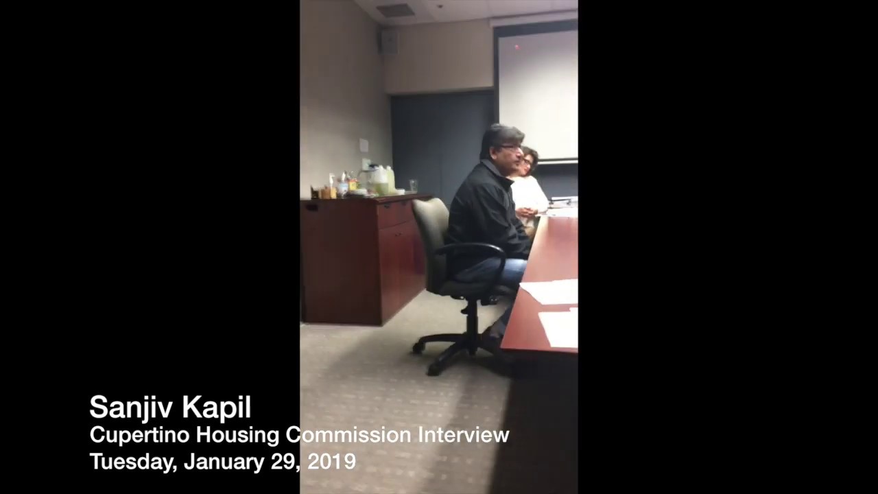 Cupertino 2019 Housing Commission Interviews