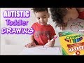 AUTISM | Autistic Toddler Drawing | Teaching Autistic 2 year old | Homeschool