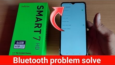 infinix smart 7 HD bluetooth problem, how to fix bluetooth problem in android phone
