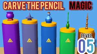 Carve the Pencil: Magic Level 5 WAND 🧚 screenshot 2