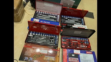 Các loại cờ lê 24 chi tiết top ,. yeti , kingtony , crossman chất lượng ngoài thị trường