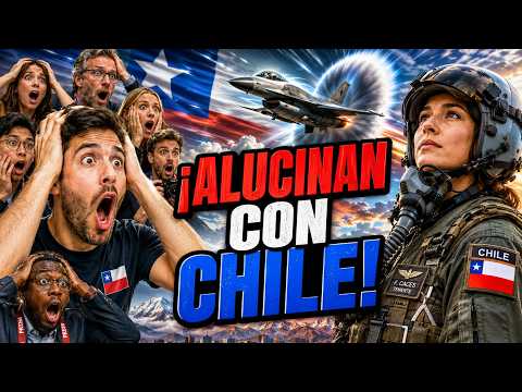 PERIODISTAS EXTRANJEROS ALUCINAN con esta MUJER CHILENA siendo PILOTO de F-16 ✈️🇨🇱
