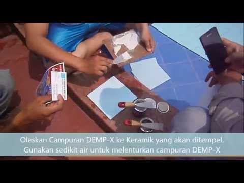 Gunakan lem sealant (lem kaca) banyak di toko-toko material. untuk dinding kayu.(triplex) karena kay. 