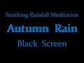 Peaceful sleep with soothing autumn rain