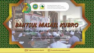 BAHTSUL MASAIL KUBRO