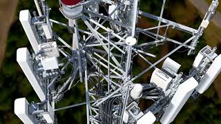 Cell Tower Vertical 3D Model
