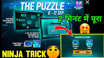 Free Fire New Event | The Puzzle Event Free Fire | FF New Event | Moco Event Free Fire