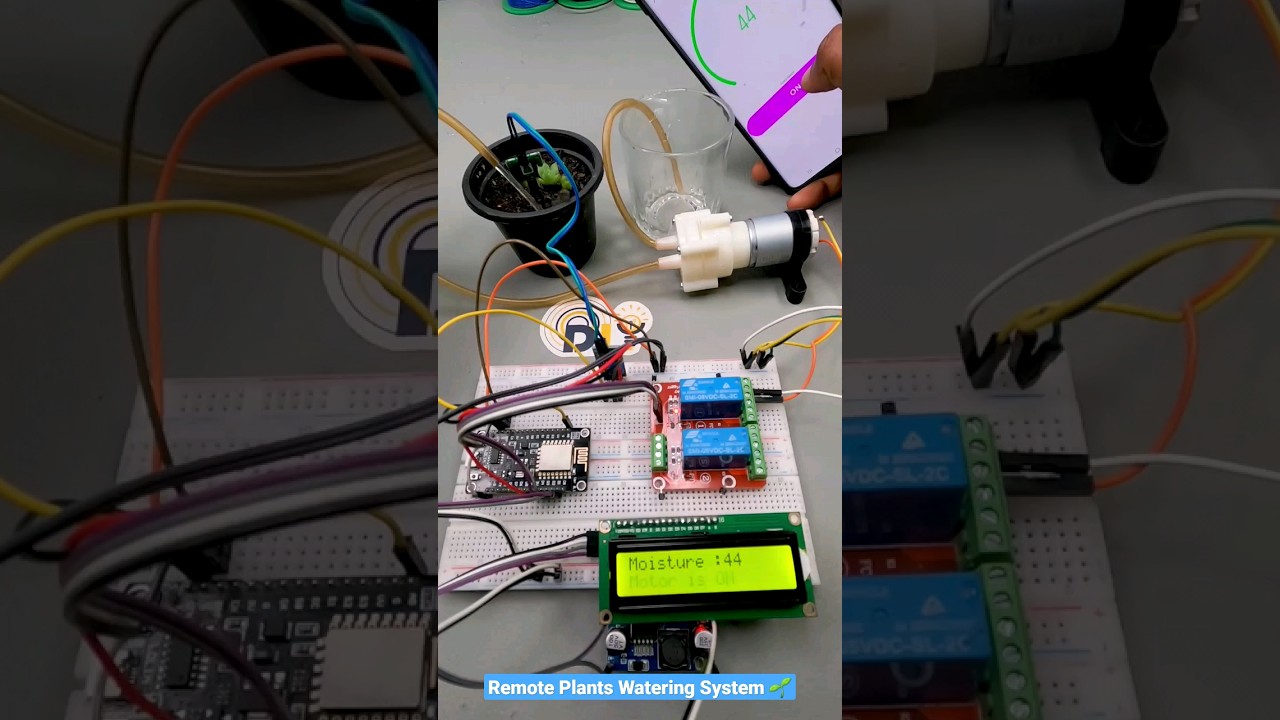 Grow Greener Plants with This ESP8266 Watering System 🌳 #diy #arduino #how #sensor #shorts #garden