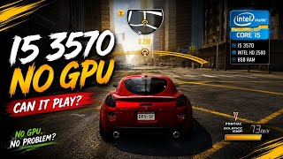 i5 3570 Without GPU Gaming Test 🔥 | Intel HD 2500 | Can It Play