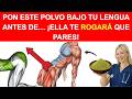 URÓLOGO PON ESTE POLVO DEBAJO DE TU LENGUA PARA APOYAR UN FLUJO SANGUÍNEO SALUDABLE