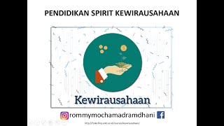 Pendidikan Spirit Kewirausahaan
