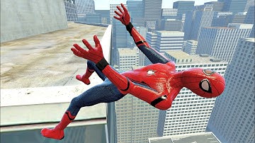 Spider-Man Ragdolls Jumps & Falls Garry