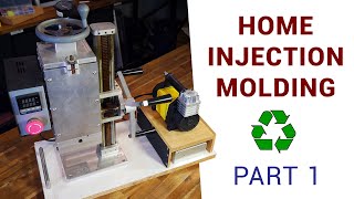 Home injection molding part 1: Machine tear down and repairs