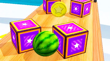 Watermelon Ball in Going Balls (Levels 679 to 681) Reverse - Video Speedrun Gameplay Part-72