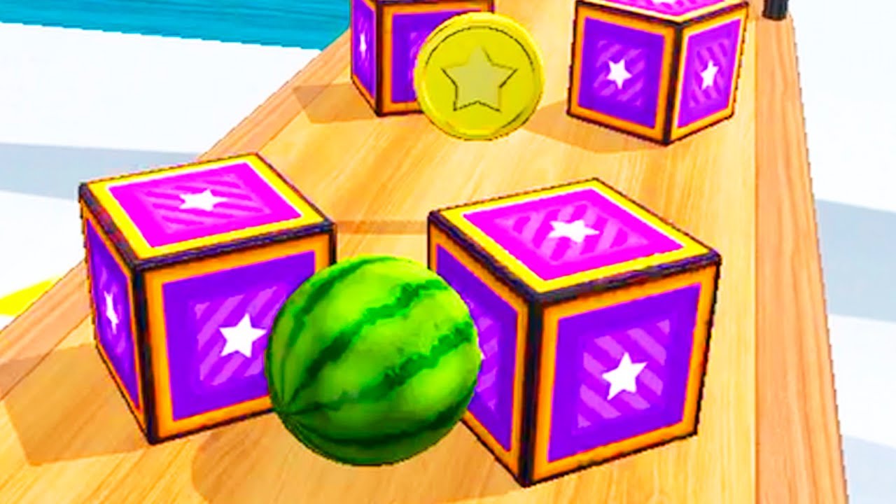Watermelon Ball in Going Balls (Levels 679 to 681) Reverse Video