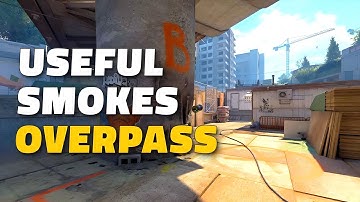 CS2 Overpass Smokes You Have to Know