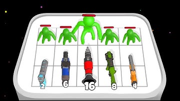 Gun Merge 3D : Weapon Shooter ⭐ Merge Simulator Battles