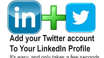 Add your Twitter Account to Your LinkedIn Profile