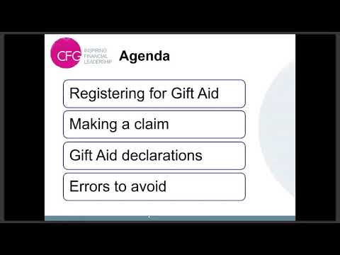 Gift Aid - Where to Start?