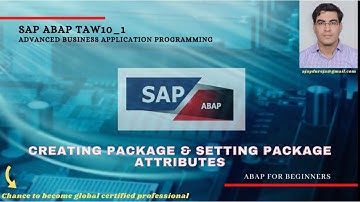 Creating Package & Setting Package Attributes.