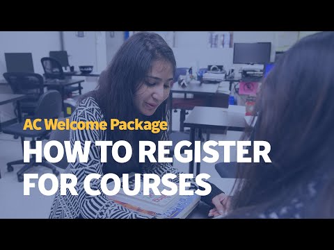 How to Register for Courses (Domestic) | AC Welcome Package