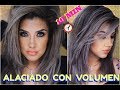 ALISADO en 10 minutos FACIL y con VOLUMEN 🔧/ Get straight hairstyle with volume   | auroramakeup