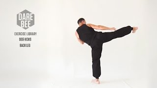 Exercise Library: Side Kicks / Back Leg