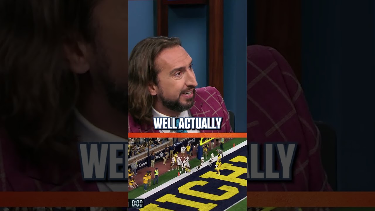 Nick reacts to the ending of Michigan-Western Michigan #cfb #football #michigan
